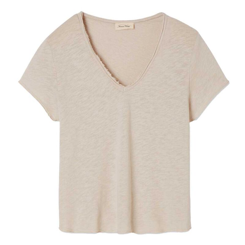 American Vintage Straight V-Neck T-Shirt image number 6